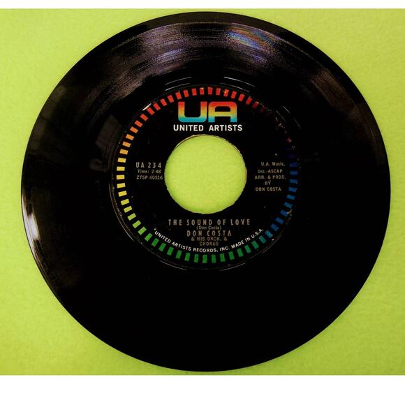 Don Costa - Never on Sunday / Sound of Love - 45rpm Vinyl Record Single‎ - Picture 4 of 8